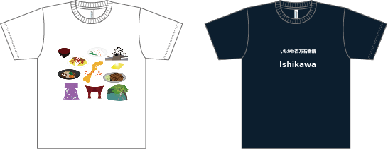 Tシャツ胸元プリント