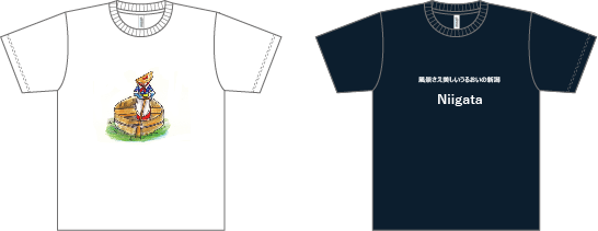 Tシャツ胸元プリント