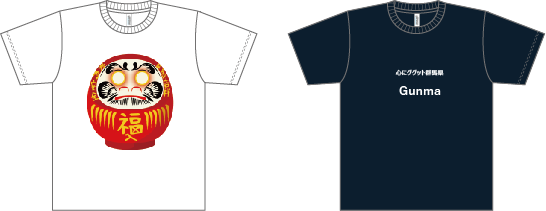 Tシャツ胸元プリント