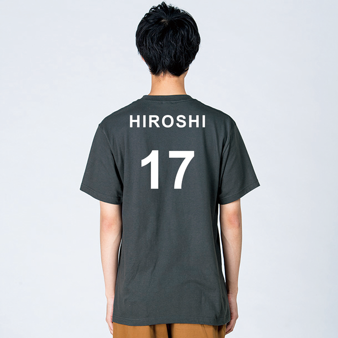 背ネーム・背番号入れ着用イメージ1